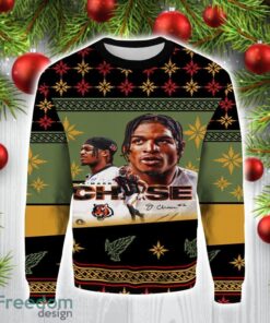 Bengals Ja’marr Chase Signature Christmas Gift Ugly Christmas Sweater For Men And Women