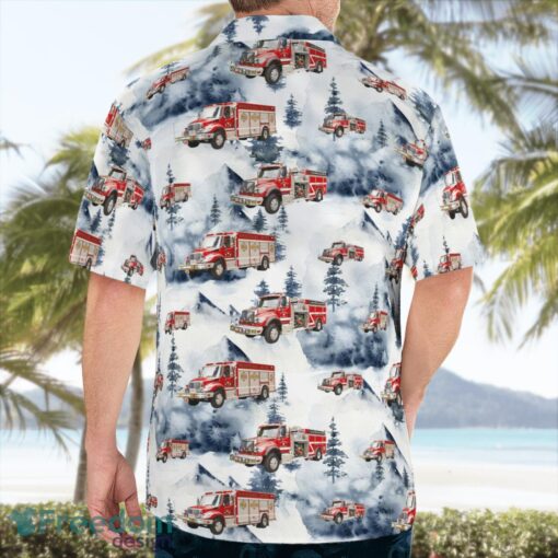 Bennington, Bennington County, Vermont, Bennington Rural Fire Department Hawaiian Shirt Product Photo 2