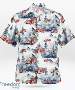 Bennington, Bennington County, Vermont, Bennington Rural Fire Department Hawaiian Shirt Product Photo 3