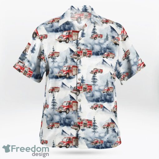 Bennington, Bennington County, Vermont, Bennington Rural Fire Department Hawaiian Shirt Product Photo 3