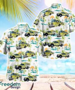 Berlin-Orange Township Fire Department, Michigan Beach Hawaiian Shirt Gift For Summer Holiday