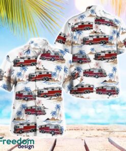 Berwyn Heights Volunteer Fire Dept & Rescue Squad Beach Hawaiian Shirt Gift For Summer Holiday