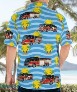 Bethlehem, Pennsylvania, Lower Saucon Fire Rescue Aloha Hawaiian Shirt Product Photo 2