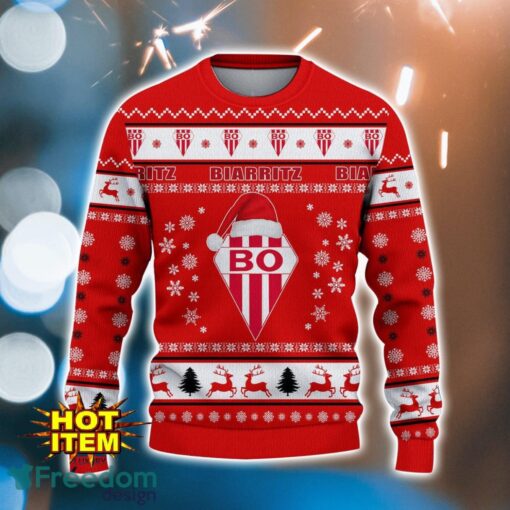 Biarritz Olympique 3D Ugly Christmas Sweater For Men And Women Sport Fans Product Photo 2