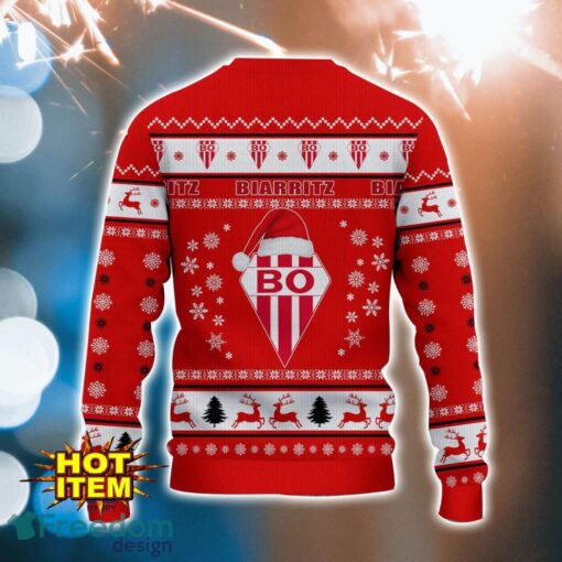 Biarritz Olympique 3D Ugly Christmas Sweater For Men And Women Sport Fans Product Photo 3