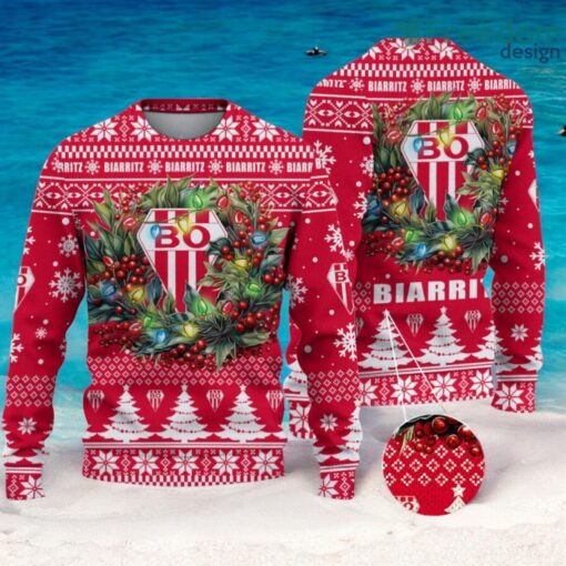 Biarritz Olympique Christmas Ugly Sweater 3D Gift For Men And Women Product Photo 1