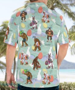 Bigfoot Happy Easter Day Aloha Hawaiian Shirt Beach Gift Shirt Product Photo 2