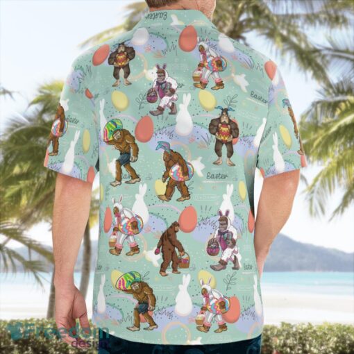 Bigfoot Happy Easter Day Aloha Hawaiian Shirt Beach Gift Shirt Product Photo 2