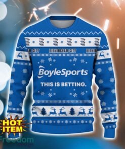 Birmingham City F.C 3D Ugly Christmas Sweater All Over Printed Sweater Christmas Gift Product Photo 2