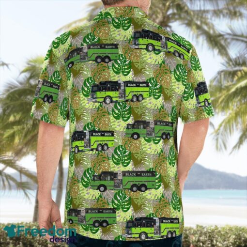 Black Earth Fire Department, Wisconsin Beach Hawaiian Shirt Gift For Summer Holiday Product Photo 2