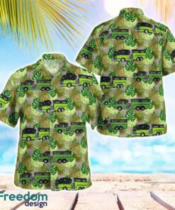 Black Earth Fire Department, Wisconsin Beach Hawaiian Shirt Gift For Summer Holiday