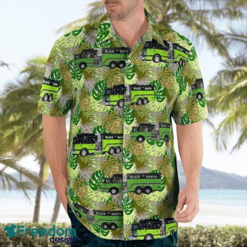 Black Earth Fire Department, Wisconsin Beach Hawaiian Shirt Gift For Summer Holiday Product Photo 4