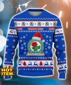 Blackburn Rovers 3D Ugly Christmas Sweater All Over Printed Sweater Christmas Gift Product Photo 2