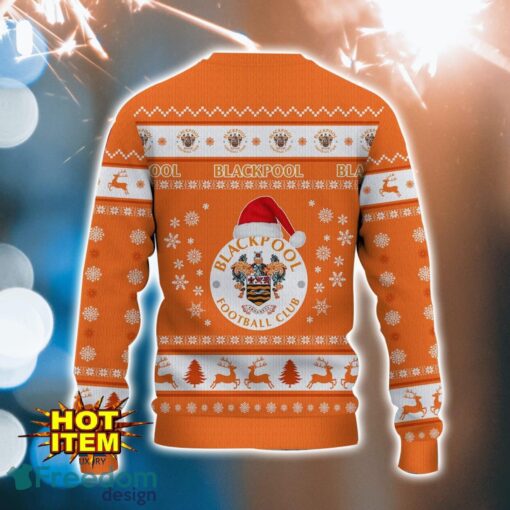 Blackpool F.C 3D Ugly Christmas Sweater All Over Printed Sweater Christmas Gift Product Photo 3