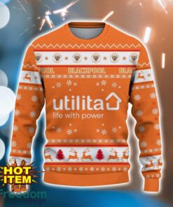 Blackpool F.C 3D Ugly Christmas Sweater For Men And Women Sport Fans Product Photo 2