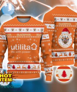 Blackpool F.C 3D Ugly Christmas  Sweater For Men And Women Sport Fans