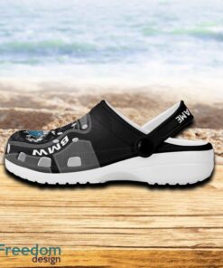 BMW Car 3D Clog Shoes Gray Color For Men Women Gift Fans Summer Custom Name - BMW Car 3D Clog Shoes Gray Color Custom Name_4