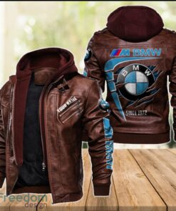 BMW M 2D Leather Jacket For Men Custom Name Special Gift Ideas Product Photo 2