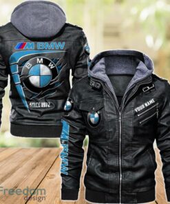 BMW M 2D Leather Jacket For Men Custom Name Special Gift Ideas Product Photo 1