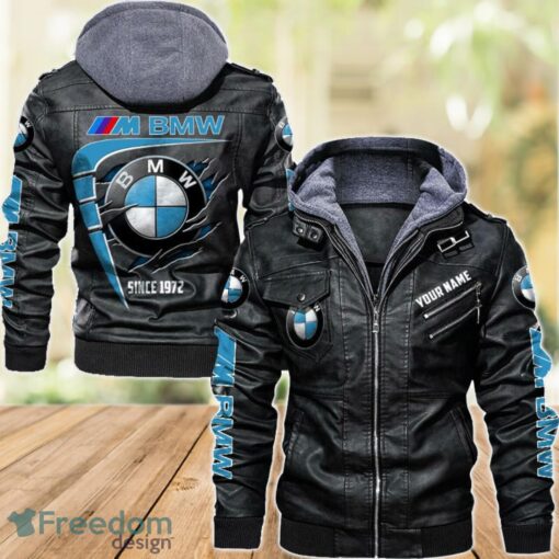 BMW M 2D Leather Jacket For Men Custom Name Special Gift Ideas Product Photo 1