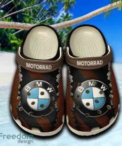 BMW Motorrad Collection Clogs Shoes Brown Beach Logo Car For Fans Hot Holidays Gift Clogs Shoes
