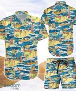 Boating Dancing Festival Beach Summer Hawaiian Shirts and Shorts