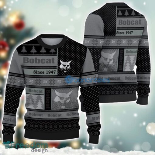 Bobcat Logo Ugly Christmas Sweater For Fans Men And Women Christmas Gift Ideas Product Photo 1