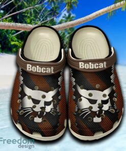 Bobcat Statement Clogs Shoes Brown Beach Logo Car For Fans Hot Holidays Gift Clogs Shoes