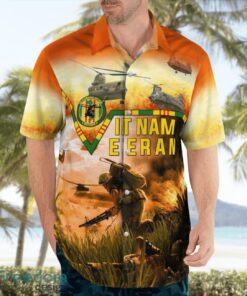 Boeing CH-47 Vietnam Veteran Hawaiian Shirt Product Photo 3