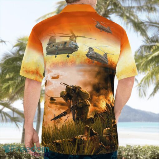 Boeing CH-47 Vietnam Veteran Hawaiian Shirt Product Photo 4