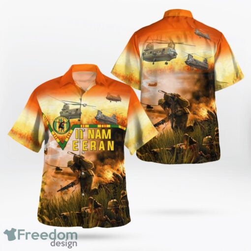 Boeing CH-47 Vietnam Veteran Hawaiian Shirt Product Photo 1