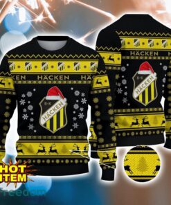 Boldklubben Häcken 3D Ugly Christmas  Sweater For Men And Women Sport Fans