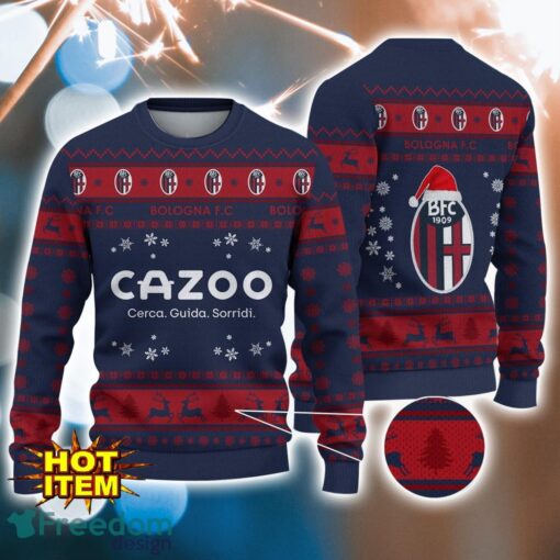 Bologna Fc 1909 3D Ugly Christmas Sweater For Men And Women Sport Fans Product Photo 1