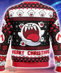 Boo Super Mario Bros Knitted Christmas Sweater Trending Holidays For Men Women Fans - Boo Super Mario Bros Ugly Christmas Sweater_2