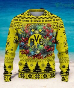 Borussia Dortmund Christmas Ugly Sweater 3D Gift For Men And Women Product Photo 2