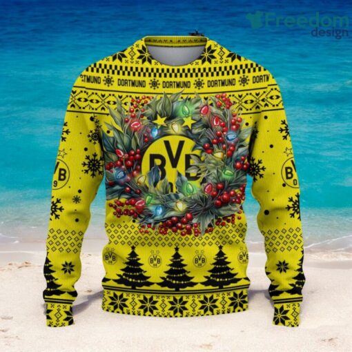 Borussia Dortmund Christmas Ugly Sweater 3D Gift For Men And Women Product Photo 2