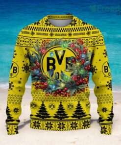 Borussia Dortmund II Christmas Ugly Sweater 3D Gift For Men And Women Product Photo 2