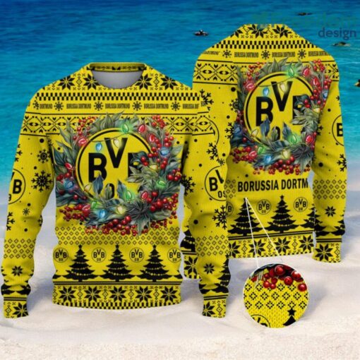 Borussia Dortmund II Christmas Ugly Sweater 3D Gift For Men And Women Product Photo 1