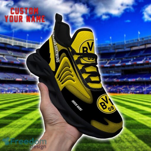 Borussia Dortmund II Max Soul Shoes New Trending Designs Ultra Running Sneakers Custom Name Product Photo 2