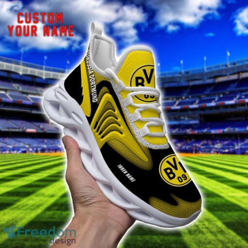 Borussia Dortmund II Max Soul Shoes New Trending Designs Ultra Running Sneakers Custom Name Product Photo 1