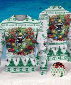 Borussia Monchengladbach Christmas Ugly Sweater 3D Gift For Men And Women