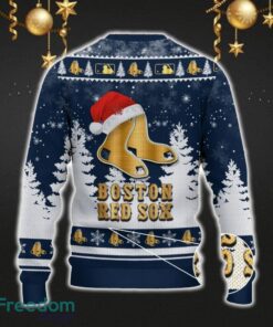Boston Red Sox Car For Fans 3D Sweater Ugly Christmas Santa Hat Tree Gift For Men Women - Boston Red Sox Ugly Christmas Sweater_3