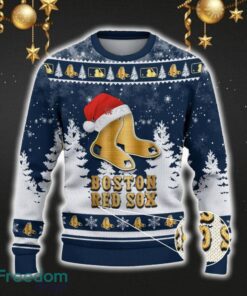 Boston Red Sox Car For Fans 3D Sweater Ugly Christmas Santa Hat Tree Gift For Men Women Boston Red Sox Car For Fans 3D Sweater Ugly Christmas Santa Hat Tree Gift For Men Women