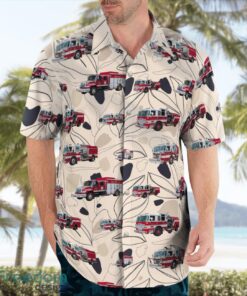 Boulder, Boulder County, Colorado, Boulder Fire Department Hawaiian Shirt Product Photo 4