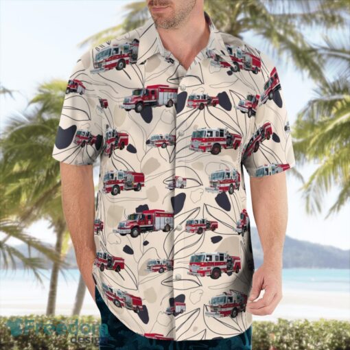 Boulder, Boulder County, Colorado, Boulder Fire Department Hawaiian Shirt Product Photo 4