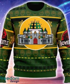 Bowser Castle Super Mario Bros Ugly Xmas 3D Sweater Trending Holidays For Men Women Fans