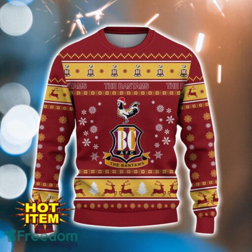 Bradford City 3D Ugly Christmas Sweater For Men And Women Sport Fans Product Photo 2