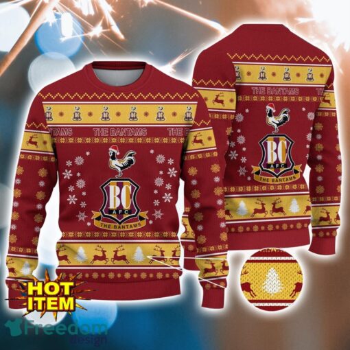 Bradford City 3D Ugly Christmas Sweater For Men And Women Sport Fans Product Photo 1