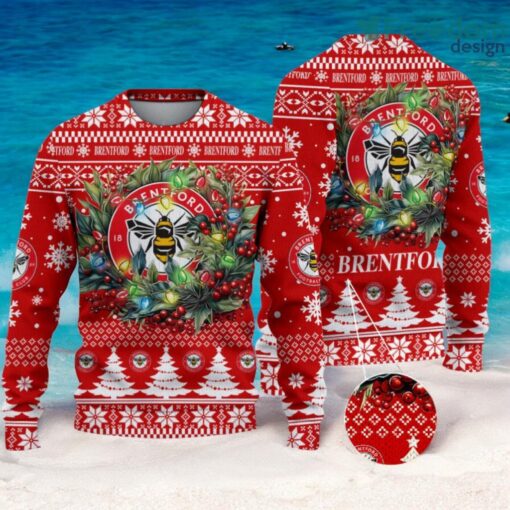 Brentford FC Christmas Ugly Sweater 3D Gift For Men And Women Product Photo 1