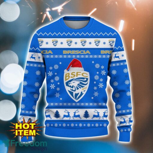 Brescia Calcio 3D Ugly Christmas Sweater For Men And Women Sport Fans Product Photo 2